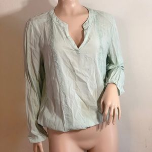 Northern Reflections Size Medium Teal Blouse